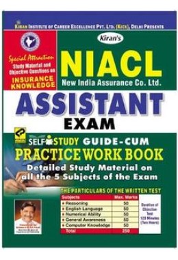 Niacl Assistant Exam Self Study Guide Cum Practice Work Book